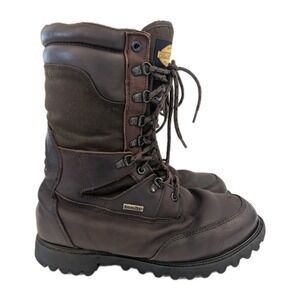 Field & Stream Mens Hunting Boots 9 Mason Shoe Insulated Thinsulate Sympatex 11"